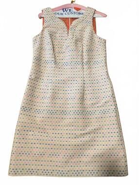 Trina Turk Modern Cream Shift Dress Size 4